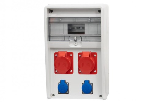 Rozdzielnica ULISSE 12M - gniazda 2x32A 5p, 2x230V /12 modułów/ 74181.73 F-Elektro