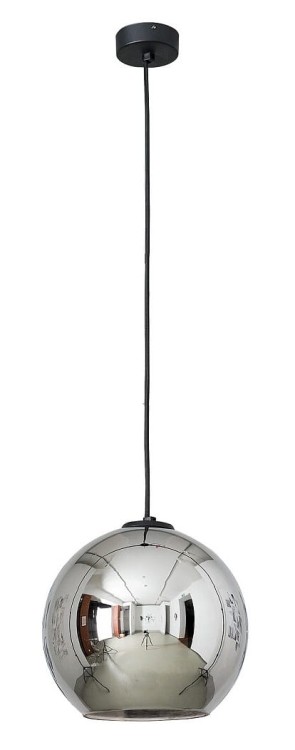 Lampa sufitowa wisząca Industrialna Loft POLARIS CHROME 9056 NOWODVORSKI Lighting E27 nowoczesna oświetleniowa żyrandol szklana przyciemniana metalizowana kula Chrom Szkło błyszcząca szara przezroczysta Inspiracje Premium
