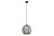 Lampa sufitowa wisząca Industrialna Loft POLARIS SMOKED 9060 NOWODVORSKI Lighting E27 nowoczesna oświetleniowa żyrandol szklana przyciemniana metalizowana kula Dymiona Szkło błyszcząca przezroczysta szkło dymione metalizowane Inspiracje Premium