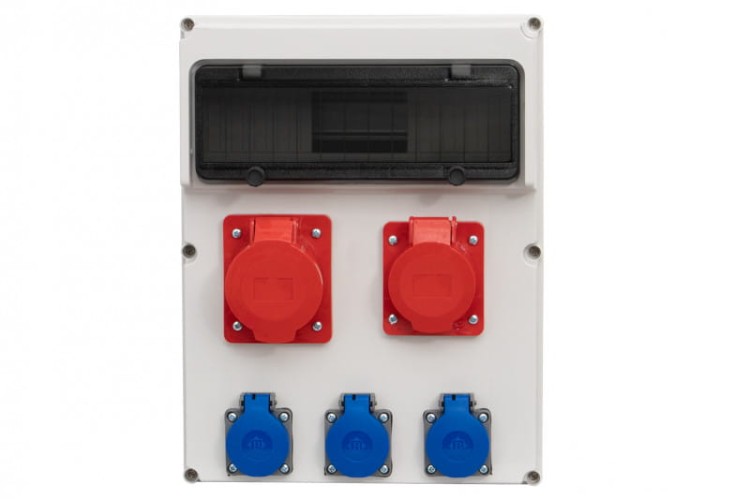 Rozdzielnica FEMO 13M - gniazda 2x32A 5p, 3x230V /13 modułów/ 74183.2 F-Elektro