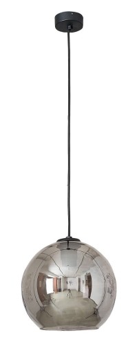 Lampa sufitowa wisząca Industrialna Loft POLARIS SMOKED 9060 NOWODVORSKI Lighting E27 nowoczesna oświetleniowa żyrandol szklana przyciemniana metalizowana kula Dymiona Szkło błyszcząca przezroczysta szkło dymione metalizowane Inspiracje Premium