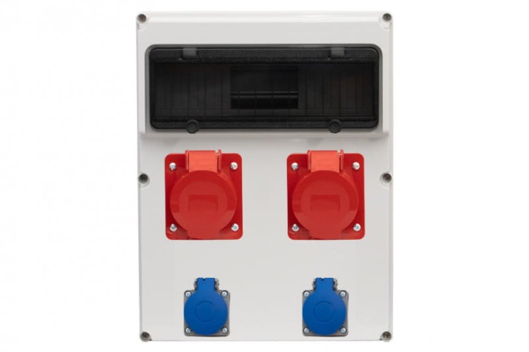 Rozdzielnica FEMO 13M - gniazda 2x32A 5p, 2x230V /13 modułów/ 74183.46 F-Elektro