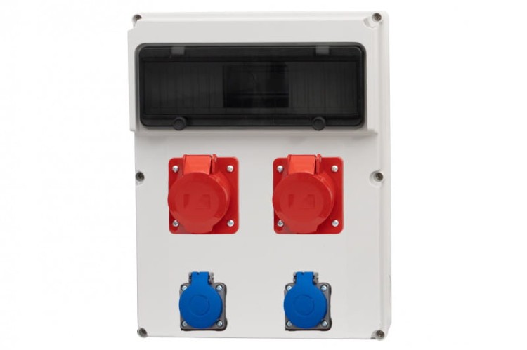 Rozdzielnica FEMO 13M - gniazda 2x16A 5p, 2x230V /13 modułów/ 74183.79 F-Elektro
