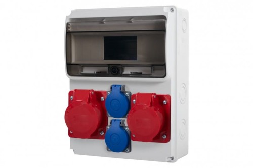 Rozdzielnica ULISSE 11M - gniazda 2x32A 5p, 2x230V  /11 modułów/ 74184.8 F-Elektro