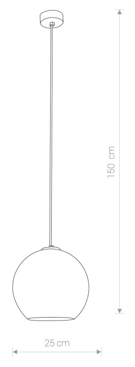 Lampa sufitowa wisząca Industrialna Loft POLARIS GOLD 9057 NOWODVORSKI Lighting E27 nowoczesna oświetleniowa żyrandol szklana przyciemniana metalizowana kula Złota Szkło błyszcząca przezroczysta Inspiracje Premium
