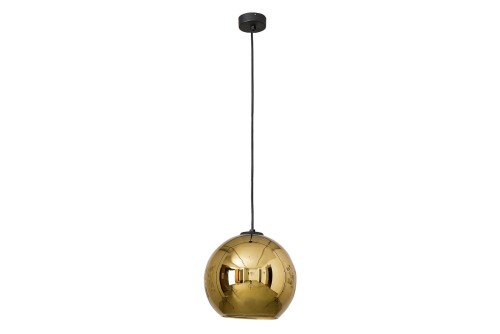 Lampa sufitowa wisząca Industrialna Loft POLARIS GOLD 9057 NOWODVORSKI Lighting E27 nowoczesna oświetleniowa żyrandol szklana przyciemniana metalizowana kula Złota Szkło błyszcząca przezroczysta Inspiracje Premium