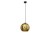 Lampa sufitowa wisząca Industrialna Loft POLARIS GOLD 9057 NOWODVORSKI Lighting E27 nowoczesna oświetleniowa żyrandol szklana przyciemniana metalizowana kula Złota Szkło błyszcząca przezroczysta Inspiracje Premium