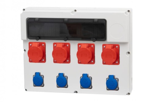 Rozdzielnica FEMO 18M - gniazda 2x16/5, 2x32/5, 4x230V  74191.4 F-Elektro