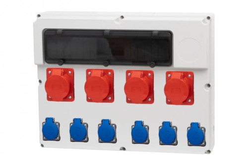 Rozdzielnica FEMO 18M - gniazda 4x32/5, 6x230V  74191.7 F-Elektro