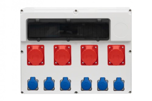 Rozdzielnica FEMO 18M - gniazda 2x16/5, 2x32/5, 6x230V  74191.9 F-Elektro