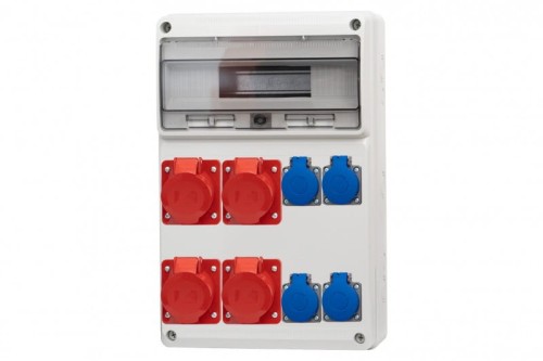 Rozdzielnica LEGATO 16M - gniazda 4x16A 5p, 4x230V /16 modułów/ 75100265 F-Elektro