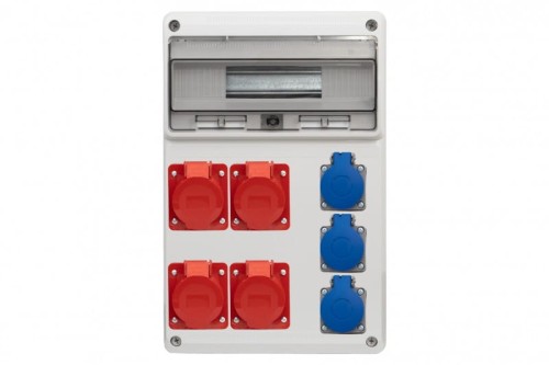 Rozdzielnica LEGATO 16M - gniazda 16A 5p, 3x32A 5p, 3x230V /16 modułów/ 75100273 F-Elektro