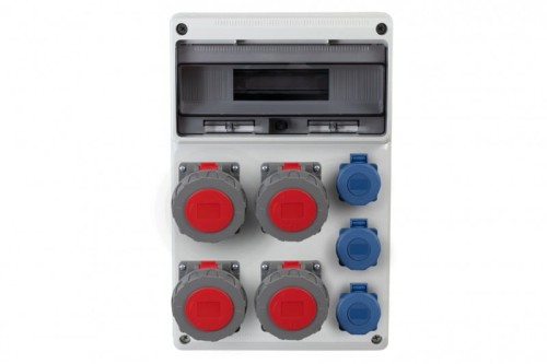 Rozdzielnica LEGATO 16M - gniazda 4x32A 5p, 3x230V  IP65  /16 modułów/ 75101.2 F-Elektro