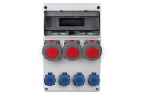Rozdzielnica LEGATO 16M - gniazda  3x32A 5p, 4x230V  IP65  /16 modułów/ 75101.4 F-Elektro
