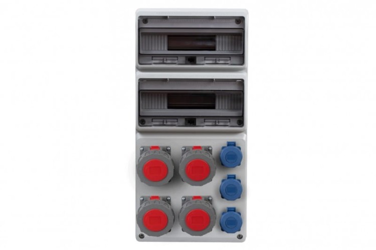 Rozdzielnica LEGATO 32M - gniazda 4x32A 5p, 3x230V  IP65  /32 moduły/ 75102.2 F-Elektro