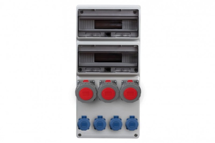 Rozdzielnica LEGATO 32M - gniazda  3x16A 5p, 4x230V  IP65  /32 moduły/ 75102.3 F-Elektro
