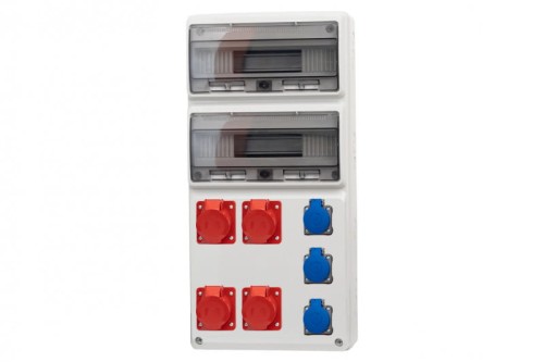 Rozdzielnica LEGATO 32M - gniazda 2x16A 5p, 2x32A 5p, 3x230V /32 moduły/ 76100.0 F-Elektro