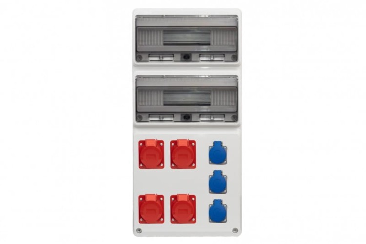 Rozdzielnica LEGATO 32M - gniazda 16A 5p, 3x32A 5p, 3x230V /32 moduły/ 76100107 F-Elektro