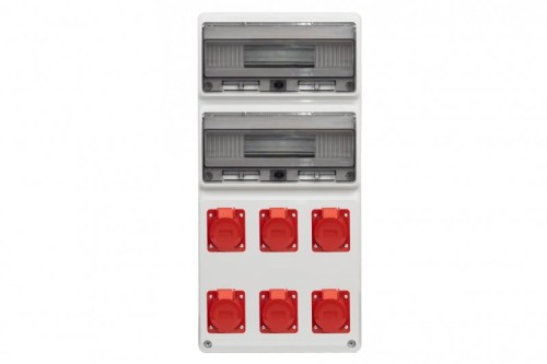 Rozdzielnica LEGATO 32M - gniazda 16A 5p, 5x32A 5p /32 moduły/ 76100118 F-Elektro