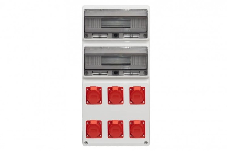 Rozdzielnica LEGATO 32M - gniazda 5x16A 5p, 32A 5p /32 moduły/ 76100121 F-Elektro