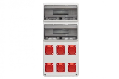 Rozdzielnica LEGATO 32M - gniazda 3x16A 5p, 3x32A 5p /32 moduły/ 76100.3 F-Elektro