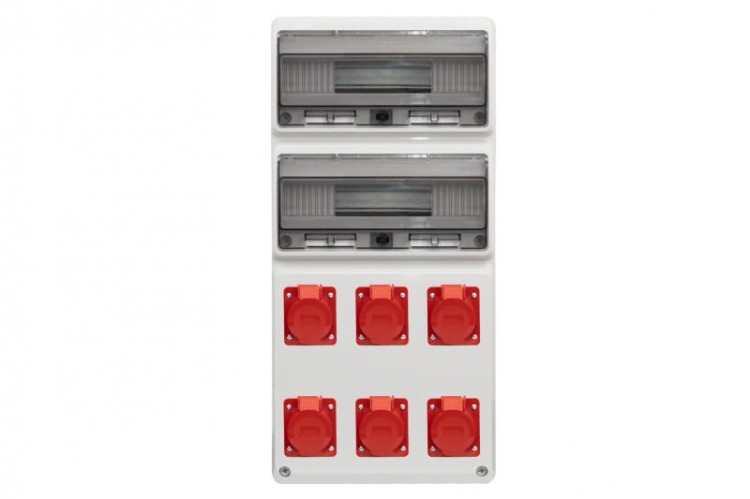 Rozdzielnica LEGATO 32M - gniazda 3x16A 5p, 3x32A 5p /32 moduły/ 76100.3 F-Elektro