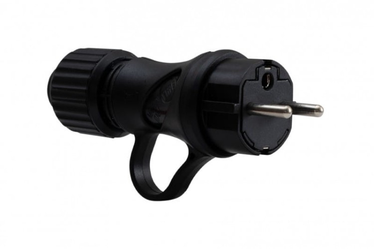 Wtyczka gumowa z uchem 16A 230 IP44 80052 F-Elektro