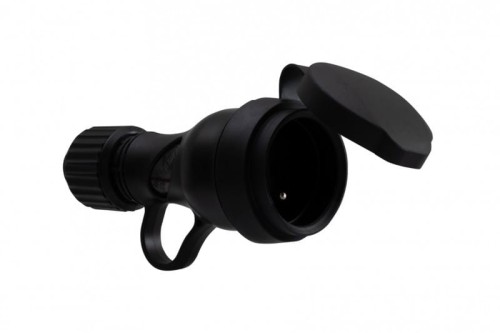 Gniazdo gumowe z uchem 16A 230V IP44 81034 F-Elektro