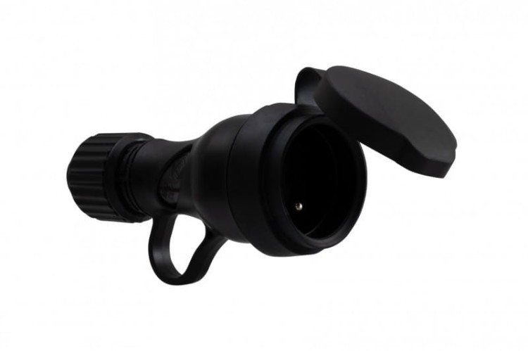 Gniazdo gumowe z uchem 16A 230V IP44 81034 F-Elektro