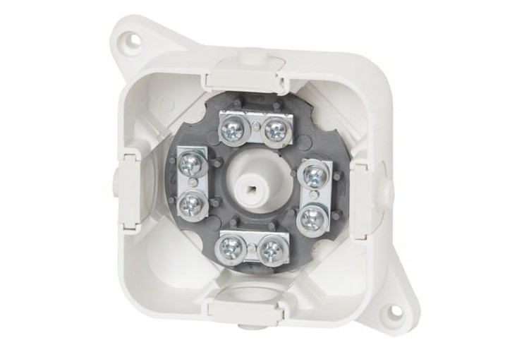 Puszka hermetyczna P2 z zaciskiem 4x2,5mm2 F1.0032 F-Elektro