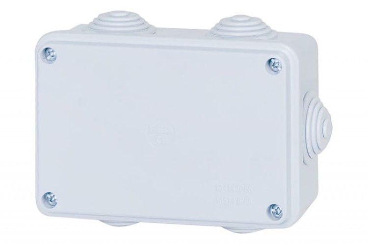 Puszka hermetyczna FG 120x80x50 z dławikami F1.0061 F-Elektro
