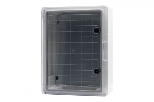 Szafa z tworzywa 300x400x170 mm IP65 drzwi przeźroczyste F1.0129 F-Elektro