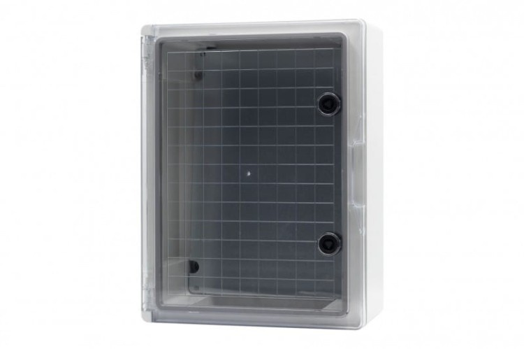 Szafa z tworzywa 300x400x170 mm IP65 drzwi przeźroczyste F1.0129 F-Elektro
