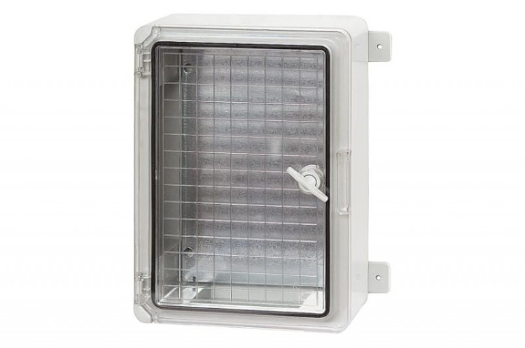 Szafa z tworzywa 500x700x250 mm IP65 drzwi przeźroczyste F1.0132 F-Elektro