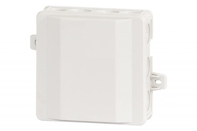 Puszka hermetyczna S2, termoplast 90x90x40 IP 54, szara-klik, 14 osłabień  F1.0135 F-Elektro