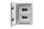 Szafa z tworzywa MP 250x350x150 mm IP65 drzwi przeźroczyste 2 rzędy 18 modułów F1.0141 F-Elektro