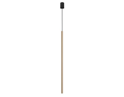 Lampa sufitowa wisząca punktowa Industrialna LASER 1000 SOLID BRASS I 8434 NOWODVORSKI Lighting G9 Loft nowoczesna oprawa oświetleniowa nad stół blat wyspę żyrandol tuba zwis Inspiracje Premium złota mosiądz pojedyncza