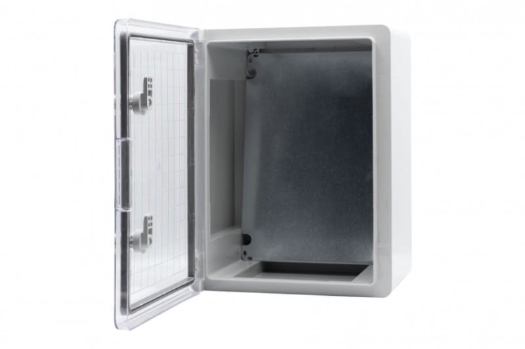 Szafa z tworzywa 300x400x220 mm IP65 drzwi przeźroczyste F1.0154 F-Elektro
