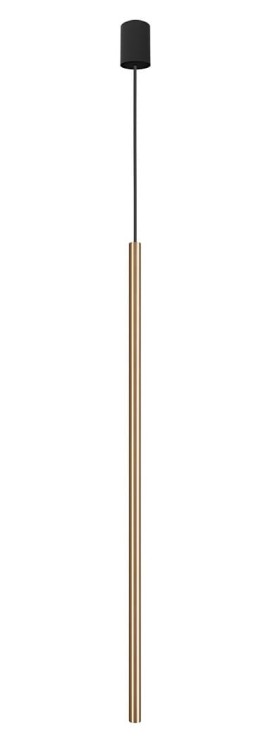 Lampa sufitowa wisząca punktowa Industrialna LASER 1000 SOLID BRASS I 8434 NOWODVORSKI Lighting G9 Loft nowoczesna oprawa oświetleniowa nad stół blat wyspę żyrandol tuba zwis Inspiracje Premium złota mosiądz pojedyncza