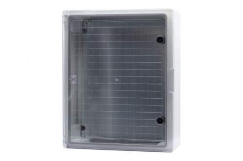Szafa z tworzywa 400x500x180 mm IP65 drzwi przeźroczyste F1.0164 F-Elektro