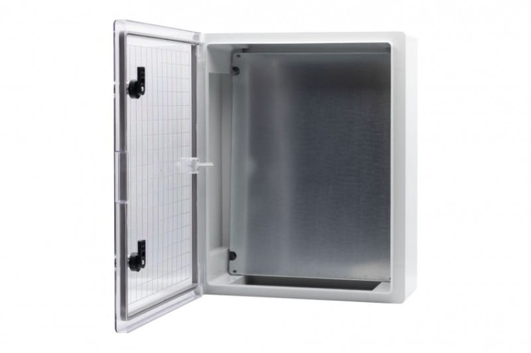 Szafa z tworzywa 400x500x180 mm IP65 drzwi przeźroczyste F1.0164 F-Elektro