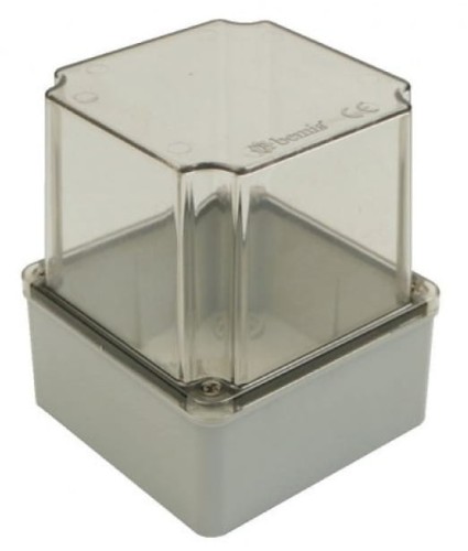 Puszka BS 120x120x140  pokrywa przeźroczysta  IP66 F1.0236 F-Elektro