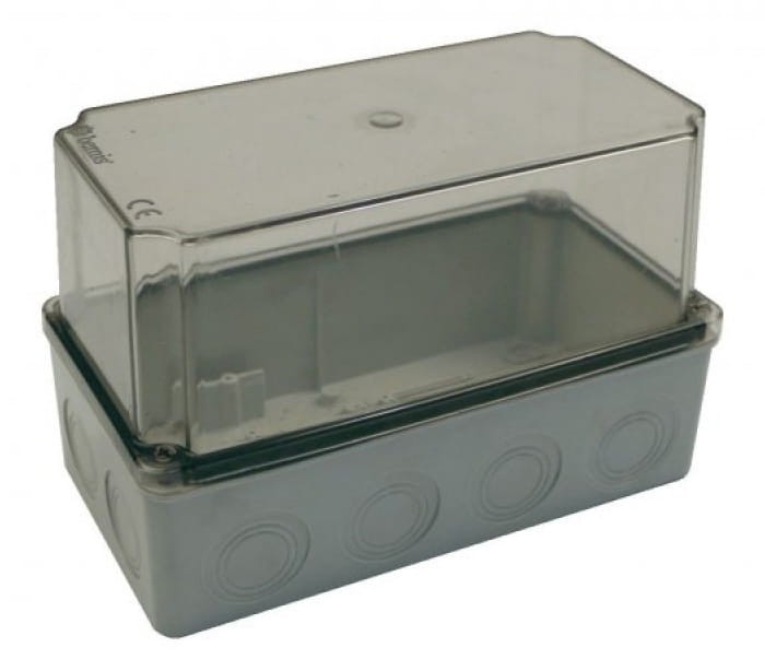 Puszka BS 225x125x140  pokrywa przeźroczysta  IP66 F1.0239 F-Elektro
