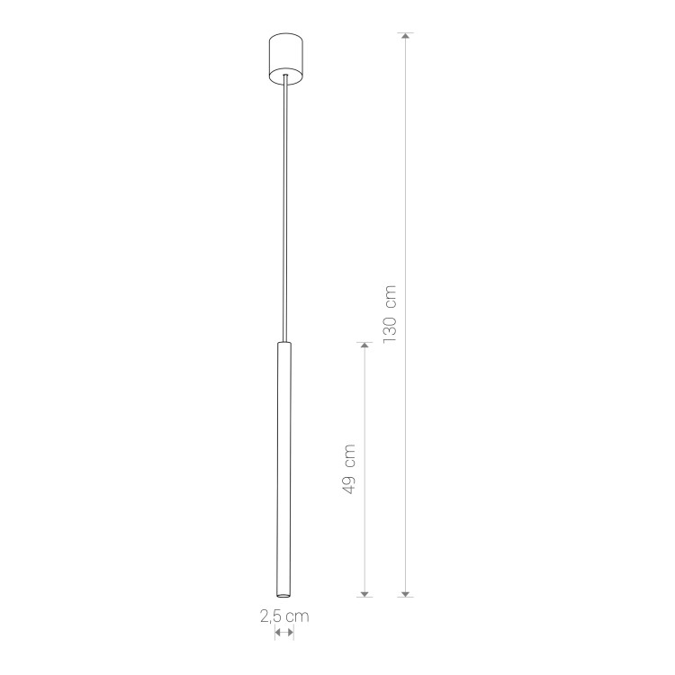 Lampa sufitowa wisząca punktowa Industrialna LASER 490 SOLID BRASS I 8798 NOWODVORSKI Lighting G9 Loft nowoczesna oprawa oświetleniowa nad stół blat wyspę żyrandol tuba zwis Inspiracje Premium złota mosiądz pojedyncza