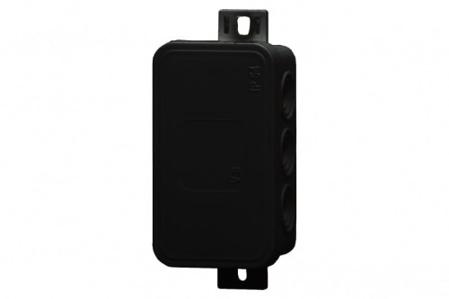 Puszka hermetyczna V8, termoplast 80x45x41 IP54, czarna - klik, 8 osłabień  F1.0266 F-Elektro