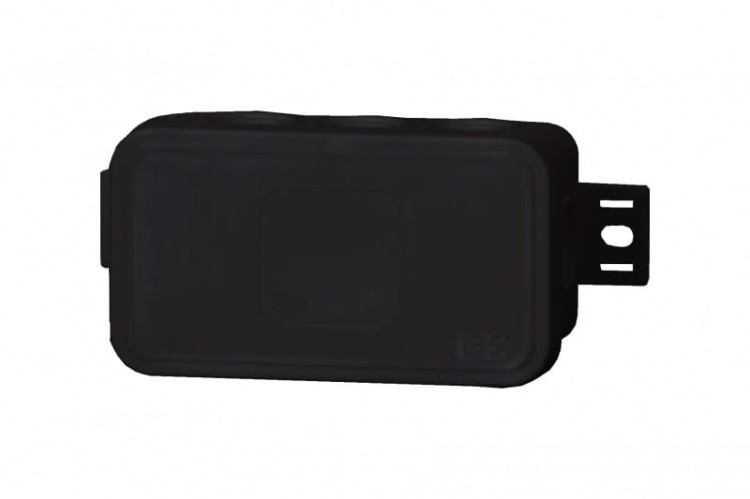 Puszka hermetyczna V8, termoplast 80x45x41 IP54, czarna - klik, 8 osłabień  F1.0266 F-Elektro