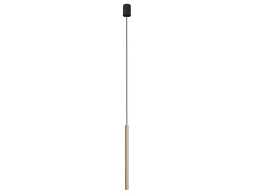 Lampa sufitowa wisząca punktowa Industrialna LASER 490 SOLID BRASS I 8798 NOWODVORSKI Lighting G9 Loft nowoczesna oprawa oświetleniowa nad stół blat wyspę żyrandol tuba zwis Inspiracje Premium złota mosiądz pojedyncza