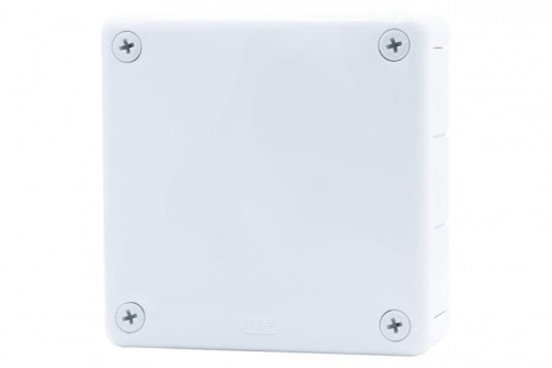 Puszka hermetyczna H55-L 118x118x46 IP55 12-wylotowa szara F1.0314 F-Elektro