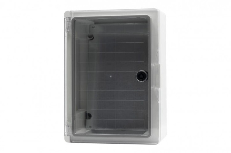 Szafa z tworzywa 250x300x130 mm IP65 drzwi przeźroczyste F1.0332 F-Elektro