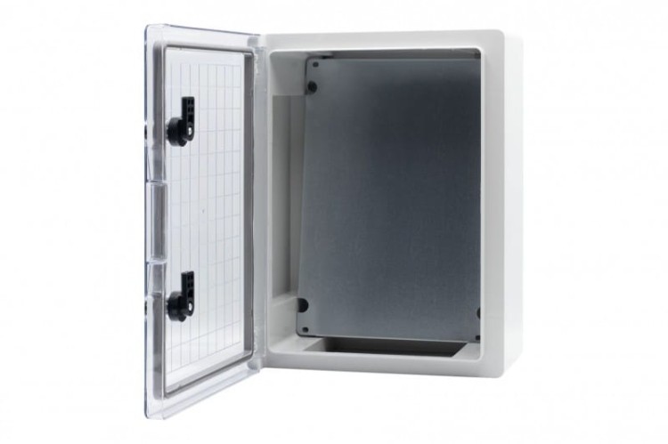Szafa z tworzywa 300x400x195 mm IP65 drzwi przeźroczyste F1.0335 F-Elektro